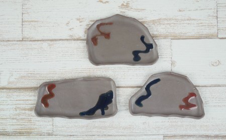 【やちむん丸勇陶房】変形小皿　5枚セット