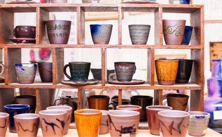 【やちむん丸勇陶房】変形小皿　5枚セット