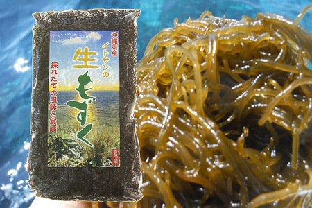 「イトサン」 生もずく 1.5kg ( 500g ×3袋) もずく 沖縄 もずく 生 モズク 沖縄産 沖縄県産 冷蔵 冷凍 腸活 食物繊維 ミネラル カルシウム フコイダン 血糖値 対策 ダイエット 健康 食材 生活習慣病 予防 もずく酢 みそ汁 沖縄県 糸満市