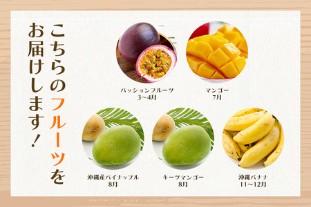 フルーツ 定期便 全 5回 名護パイン園 マンゴー バナナ パッション ドラゴンフルーツ パイナップル