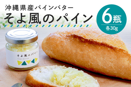 沖縄県産 パインバター 「そよ風のパイン」6瓶入り フルーツ