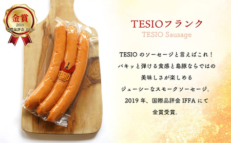 自家製ハム・ソーセージ専門店TESIO「手始めTESIO」セット（合計480g） 牛肉 豚肉 専門店 自家製 ドイツ製法 ソーセージ ウィンナー ウインナー ボローニャ モルタデッラ ハム お試し グルメ 朝食 おつまみ 手作り 食べ比べ 詰め合わせ 国産 沖縄県