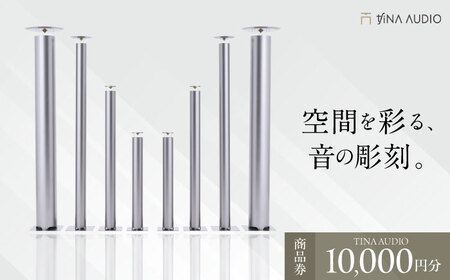 知名オーディオ TINA AUDIO 商品券 （10000円分） 商品券 券 商品 チケット ギフト 沖縄市 / 有限会社知名御多出横 おすすめ 日本生産 国内生産 沖縄 沖縄県産 高級 [BCAB005]