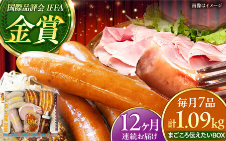 【全12回定期便】TESIOの自家製 ハム & ソーセージ 『まごころ伝えたいBOX』 BCAD015