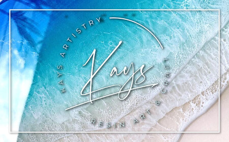 アート レジンアート 『波のデザインカットボード』 シーサー (サンセットパープル)  BCAG003