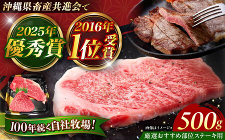 ステーキ 【厳選！おすすめ部位】沖縄和牛 佐渡山牛 ステーキ肉 500g  BCBC001 牛肉▼ 冷凍配送 年末年始 年末 年越し お正月