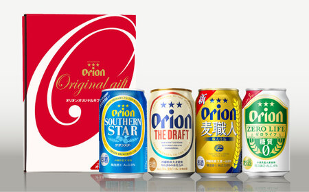 オリオンビール オリオン定番4種詰合せギフト ( ザ・ドラフト / 麦職人 / サザンスター / ゼロライフ 350ml×各3缶 ) BCDD019▼ 飲み比べセット 350ml 12本 年末年始 年末 年越し お正月