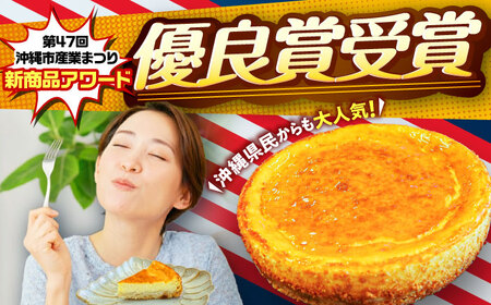 チーズケーキ コザの町から生まれたチーズケーキ『ゴールドプレーン 』Lホール (18cm / 650g)  BCBR001 ケーキ