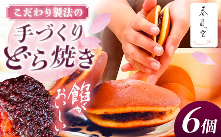 こだわりのどら焼き 6個入り どら焼き ドラ焼き 和菓子 ギフト お取り寄せ 沖縄市 / 和菓子屋 春風堂 9000円 BCCL002