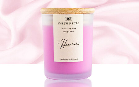 キャンドル フレグランスキャンドル 『ホノルル』  BCDJ003 インテリア