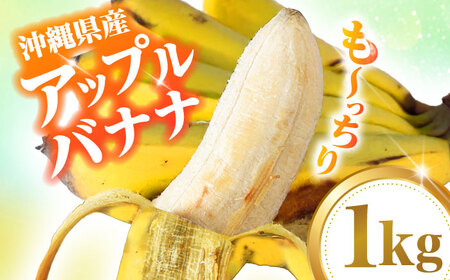 ムッチリ食感!沖縄県産アップルバナナ 1kg バナナ フルーツ 果物 無農薬 banana 沖縄市 / タカエス フルーツ&ベジタブル 10000円 BCBH003