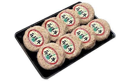 【全12回定期便】沖縄県産石垣牛ハンバーグセット 800g (100g×8個) 牛 ハンバーグ 冷凍 ギフト お取り寄せ 沖縄市 / お肉屋本店[BCAZ014]