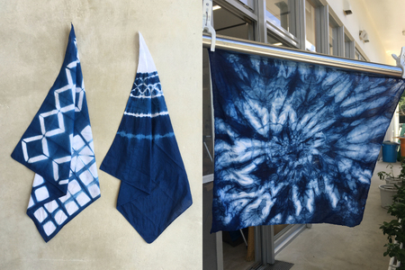 藍染体験 ハンカチまたは手ぬぐいコース （BT001）