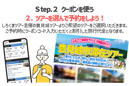 【豊見城市】しろくまツアーで利用可能なWEB旅行クーポン(45,000円分)（CV008）
