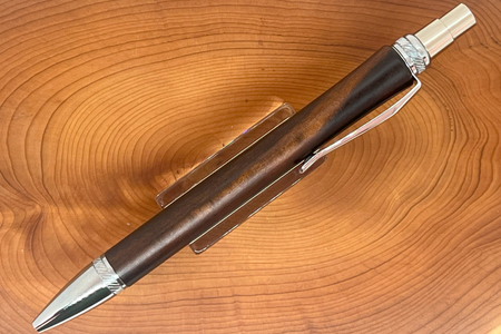 沖縄天然木の木軸ペン（ノック式タイプ）(CL002)