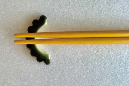 ゴーヤーの箸置き(丸&ハーフ)2個セット (DD003)