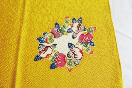 紅型小風呂敷(橘) (CZ011)