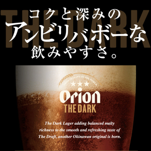 ≪ オリオンビール ザ・ダーク 350ml × 24本 ≫ (DQ007)