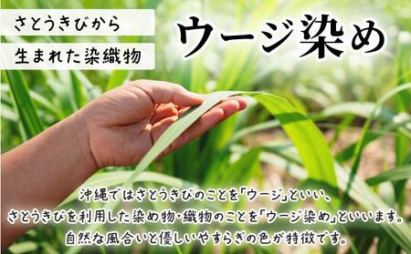 ウージ染め 麻100％ ペンケース 