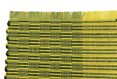 ウージ染め手織りコースターヤシラミ織り2枚セット
