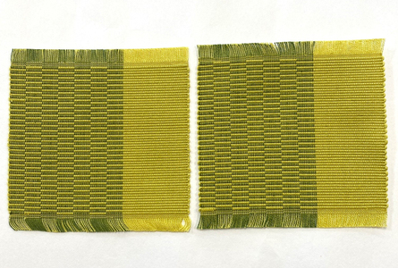 ウージ染め手織りコースター2枚セット（AI002）