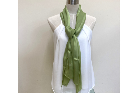 ウージ染めショールシルク100%~ストライプ~(AI041)