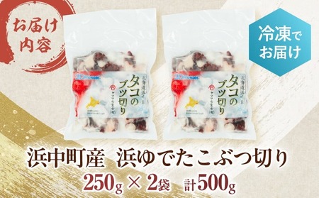 【訳あり】【令和8年2月発送分】たこぶつ切り(250g×2袋)  たこ_H0023-033-R802