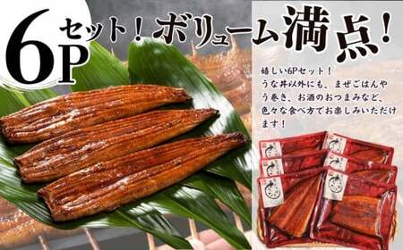 蒸したて風うなぎ3L(半身)×6P (中国産)
