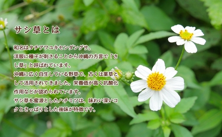 うるま市で採れた「サシ草はちみつ」500g×2本セット
