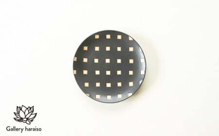 【沖縄のかわいい器】陶factory509 モノクロ皿／白四角