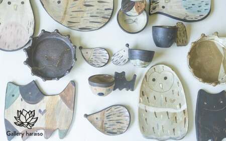 【沖縄のかわいい器】土の種のハリネズミ皿（大）