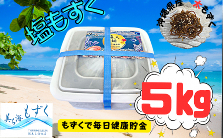 【美ら海水産】塩もずく（約5kg）