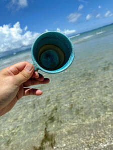 うるま陶器『ペアマグカップ（スプーン付）』