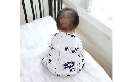 HF003　ベビーセット（てぬぐい／甚平／スタイ）【ウミガメ】