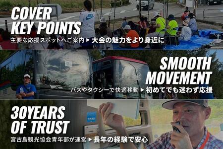 第40回全日本トライアスロン宮古島大会 『応援バスツアー』 （高校生～大人1名様分）(CW42)