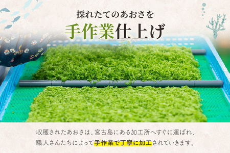 宮古島の環境だから実現できた『オーガニックあおさ』9袋セット（GF003）