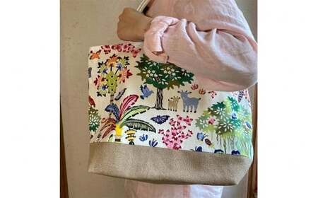 紅型デザイントートバッグ(M) 南城散歩