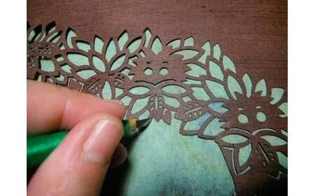 琉球あんどん板型（大）ブーゲンビリア