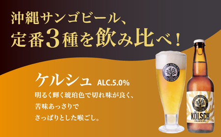 【2ヶ月定期便】沖縄サンゴビール 定番3種 12本セット