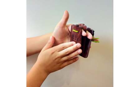 なんじぃ三板ミニ（沖縄版カスタネット）シーサー柄