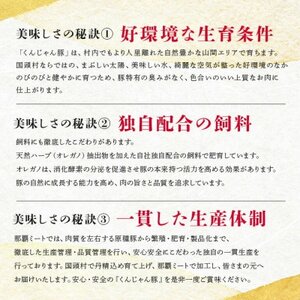 【ふるさと納税限定】くんじゃん豚 しゃぶしゃぶセット3.2kg(バラ・ロース)【配送不可地域：離島】【1582013】