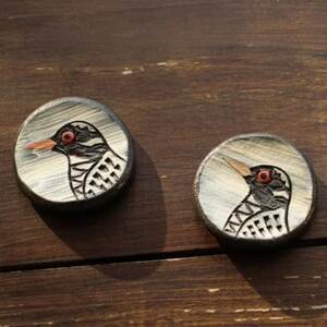 やちむん 焼物 ヤンバルクイナの食卓セット(はし置き2個セット)【1679914】