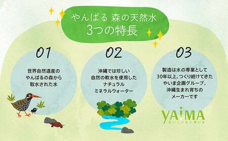 東村の軟水【やんばる 森の天然水】　500ml×24本