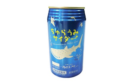 沖縄美ら海水族館オリジナル「ちゅらうみサイダー」350ml×24本