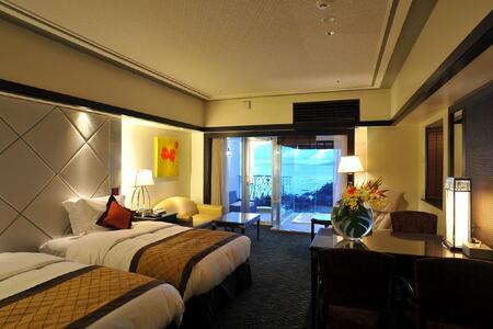 EXES｜ロイヤルプールスイート ペア宿泊券 (2泊 朝食付)｜宿泊 宿泊券 チケット 人気 おすすめ エグゼス ホテル ふるさと リゾート 沖縄県 恩納村