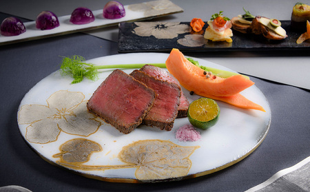 【つづるガラスアート】ゆうなの花－HAKU－「3点セット」 