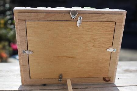 シェルフォトフレーム（大） 1個【沖縄の海からの贈り物】