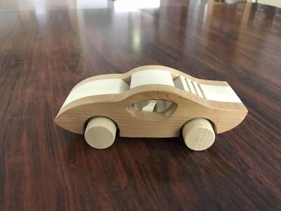 木のおもちゃ（スポーツカー）| おもちゃ