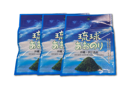 イカ墨 あおのり セット 伊江島おっかー自慢のイカ墨じゅーしぃの素 180g 3パック 琉球あおのり 4g 3パック [伊江漁業 沖縄県 伊江村 ie47bde290002]