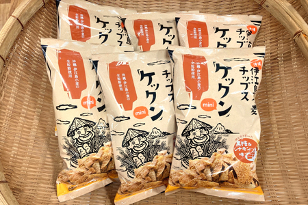 スナック 伊江島 小麦チップス ケックン ミニ 黒糖シナモン 6袋 セット [伊江島物産センター 沖縄県 伊江村 ie47bde210025]